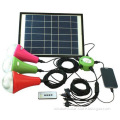 3 W*3 rechargeable solar home light CE Remote controller phone charge